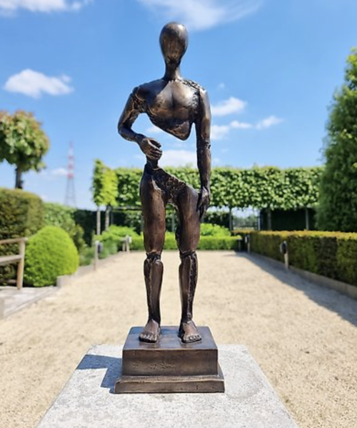 Alternative view of Abstract Man Statue